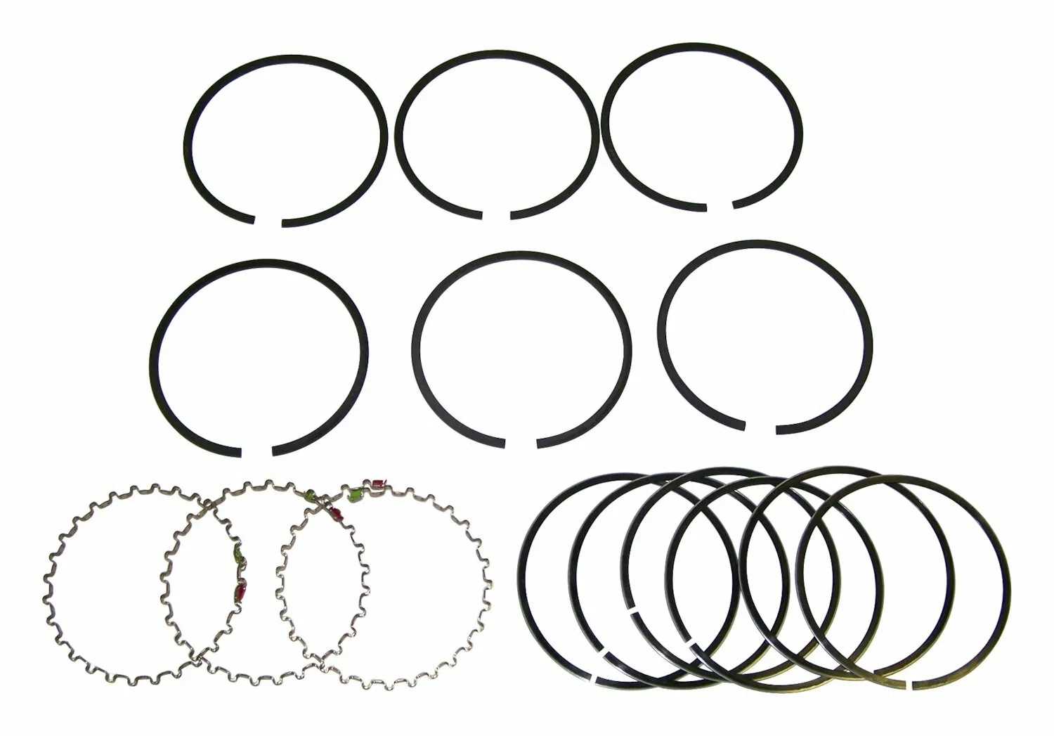 Vintage - Steel Unpainted Piston Ring Set - J8121683